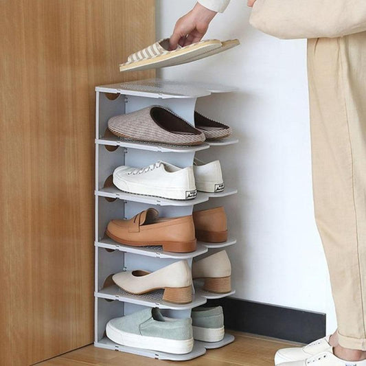 6-Layer Modular Shoe Storage Shelves - Western Nest, LLC