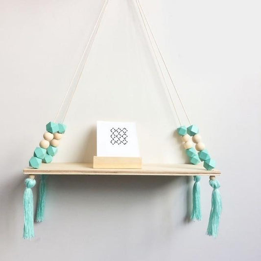 Claudia - Twine Wooden Wall Shelf Rack - Western Nest, LLC