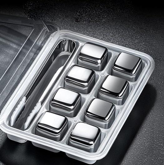 Helcë Stainless Steel Ice Cubes