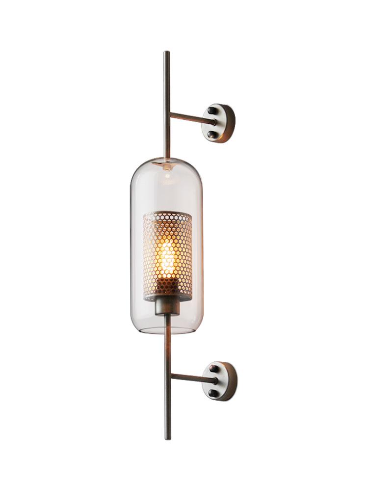 Industrial style wall lamp - Western Nest, LLC