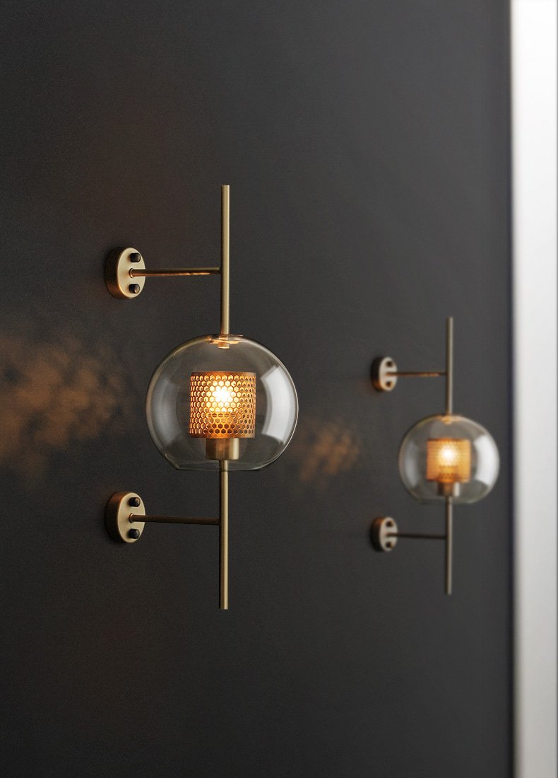 Industrial style wall lamp - Western Nest, LLC