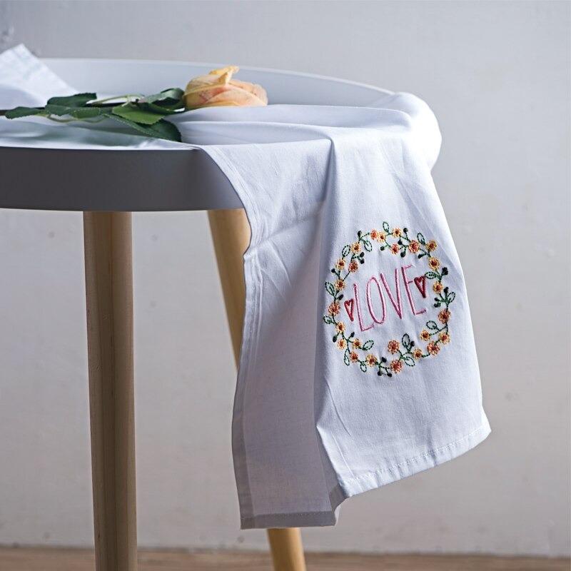 Happiness Embroidered Napkins