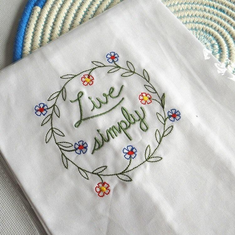 Happiness Embroidered Napkins