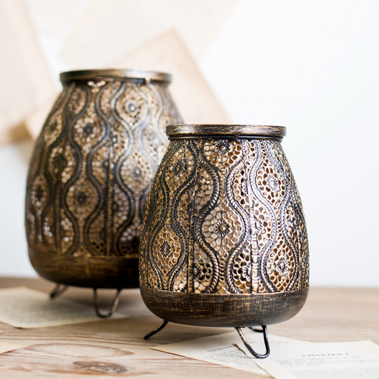 Hila Patterned Vintage Candle Holder