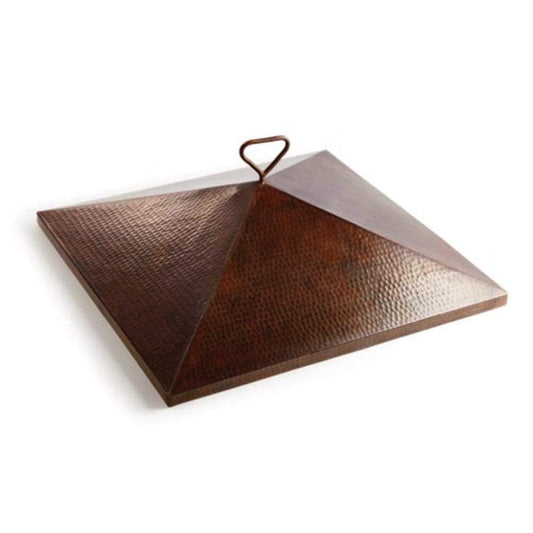 HPC 26” X 26” Copper Square Sierra Fire Pit Cover FPHC-36SIERRA-SQ