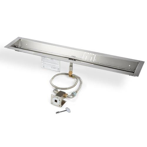 HPC Fire 24" Linear Trough - Match Lit fire pit insert - LP MLFPK24 TRGH-FLEX-LP