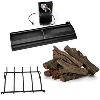 HPC Fire Duel-Step Outdoor Gas Fireplace Burner Kit DBOF22EI-WD9