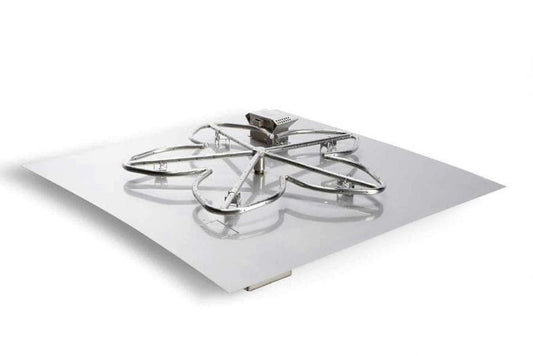 HPC Fire EI Square Flat Pan Gas Fire Kit 30FSSEI-SQ