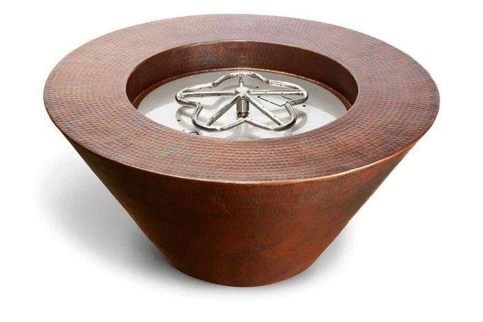 Hpc Fire Hammered Copper Gas Fire Pit MESA32-EI