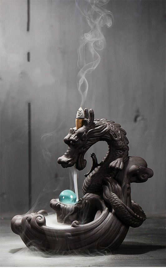 Dragon Backflow Incense Cone Burner