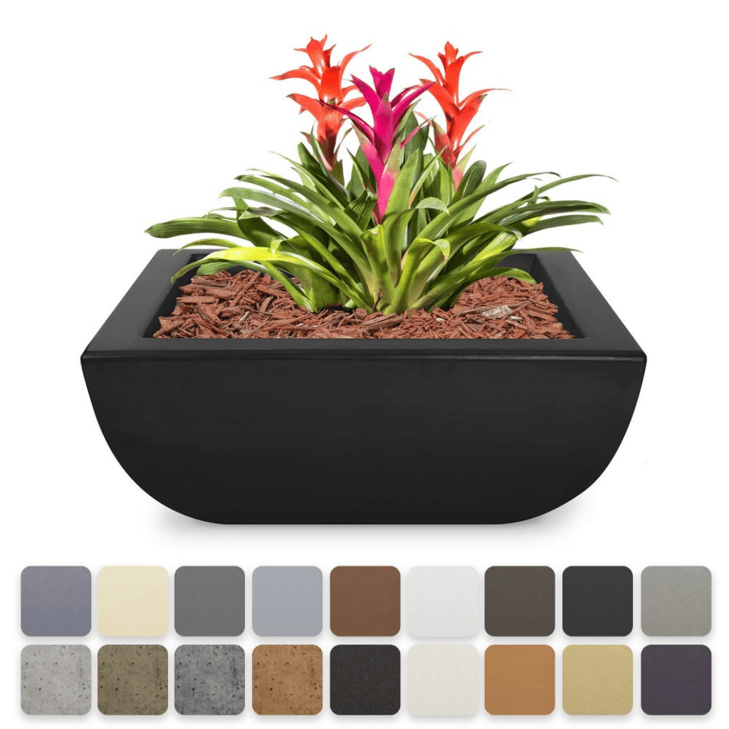 Planter Bowl The Outdoor Plus Avalon GFRC Concrete Planter Bowl