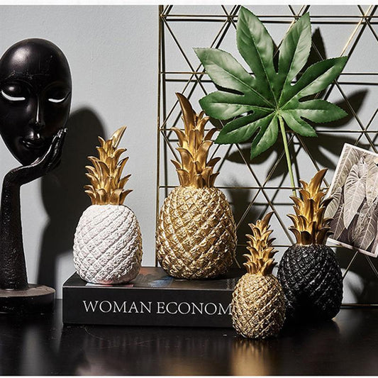 Gold Resin  Pineapple Decoration