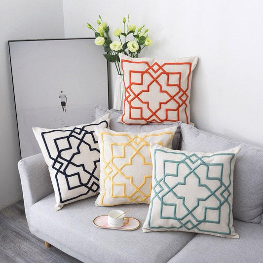 Erin Embroidered Pillow Covers - Western Nest, LLC