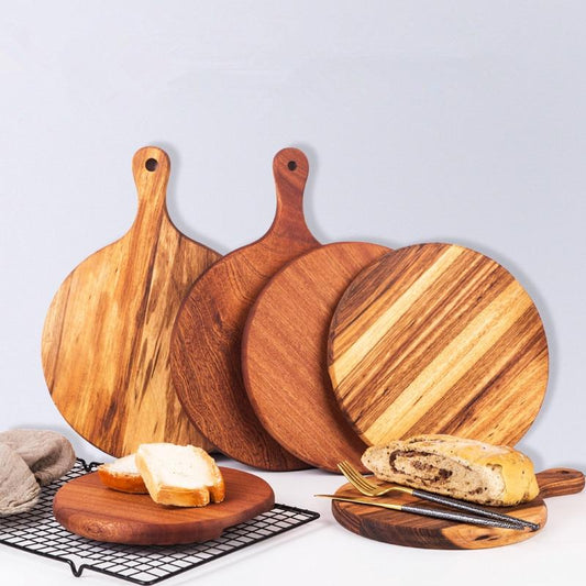 Chania Round Wooden Chopping Blocks - Western Nest, LLC