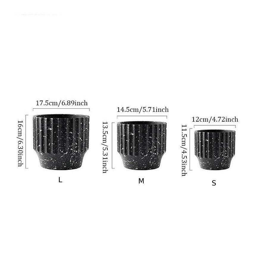 three different types of light bulbs with measurements