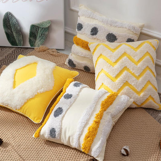 Dots and Stripes Boho Pillow Covers