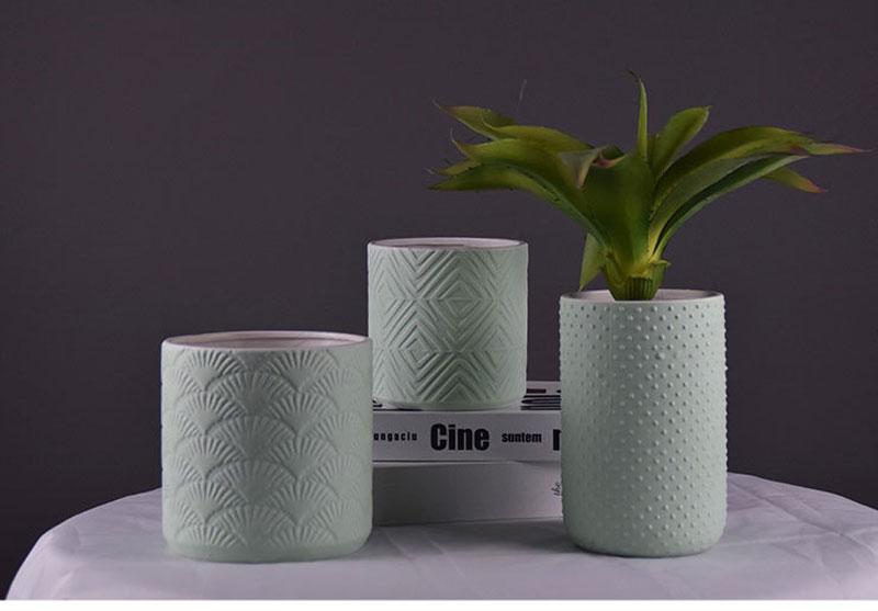 Imprint Cement Planters - Western Nest, LLC