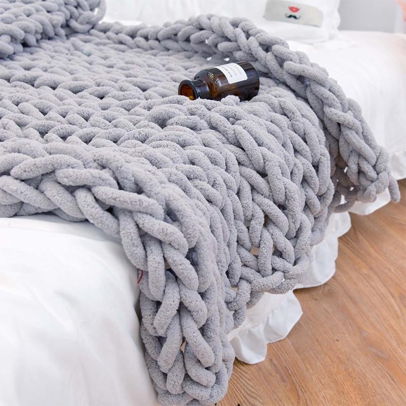 Carrie Chenille Chunky Blanket