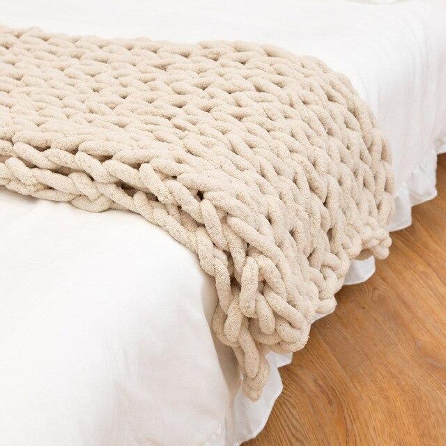 Carrie Chenille Chunky Blanket