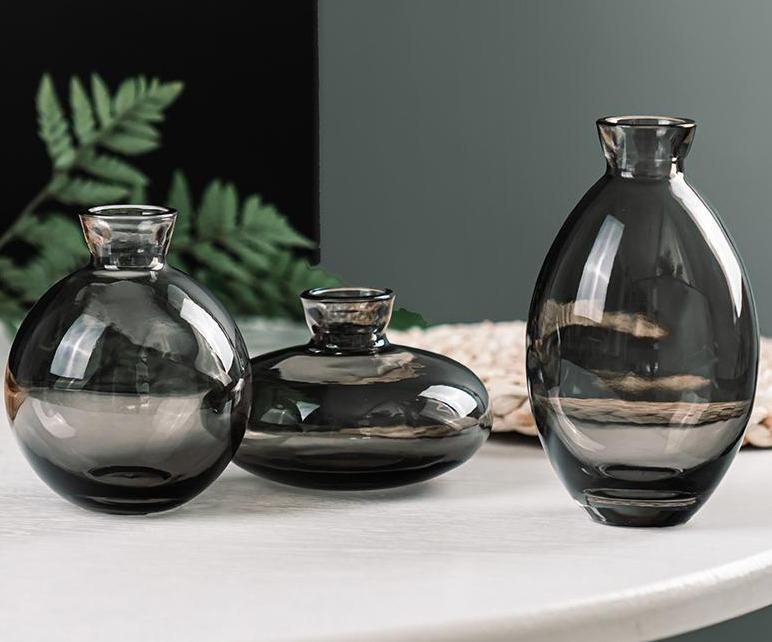 Cezanne Glass Vase 3 pc Set - Western Nest, LLC