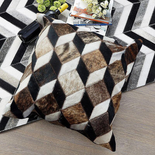 Colton Cowhide Pillow Covers