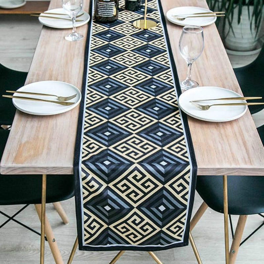 Grecian Diamonds Table Runner